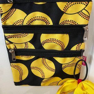Softball purse / pocketbook/ crossbody purse